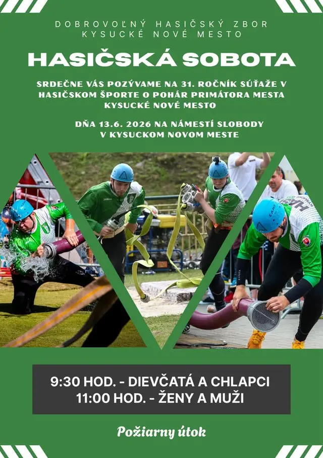 Hasičská súťaž o putovný pohár primátora mesta