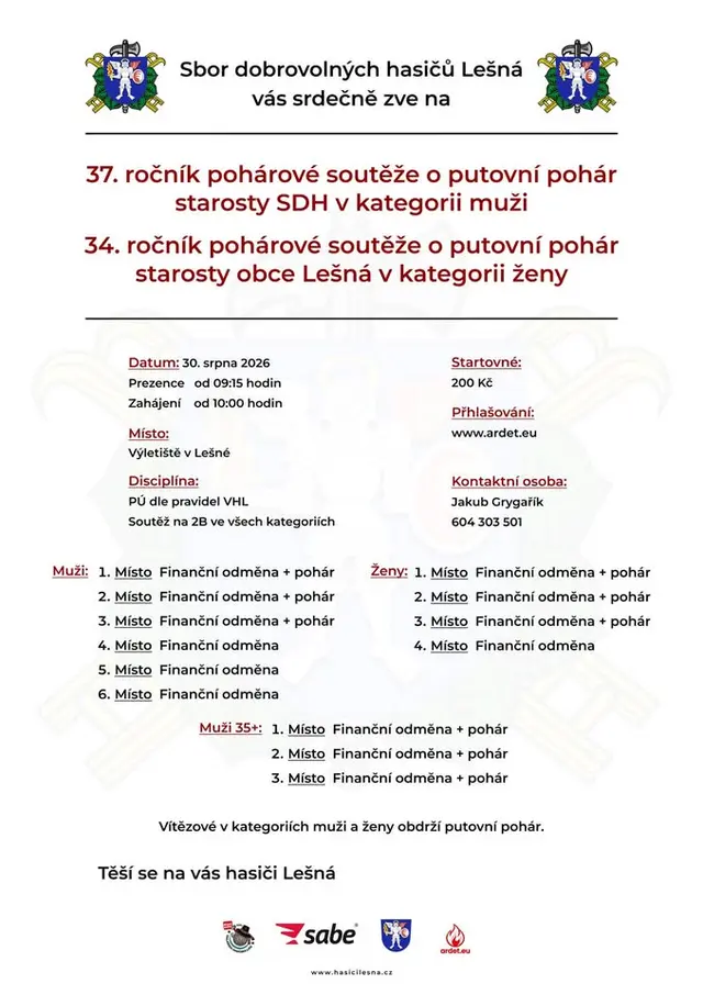 Denní soutěž v požárním útoku v rámci 10. kola MIPA MONT VHL