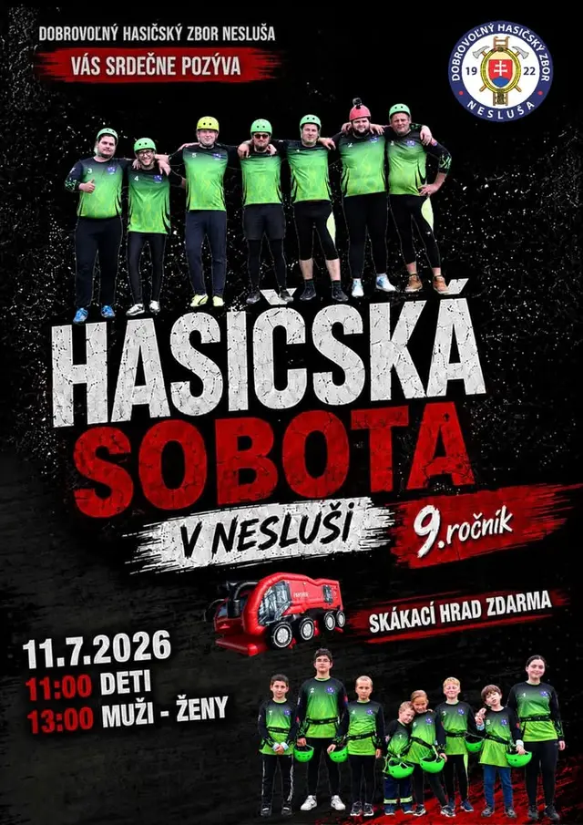 Hasičská sobota v Nesluši