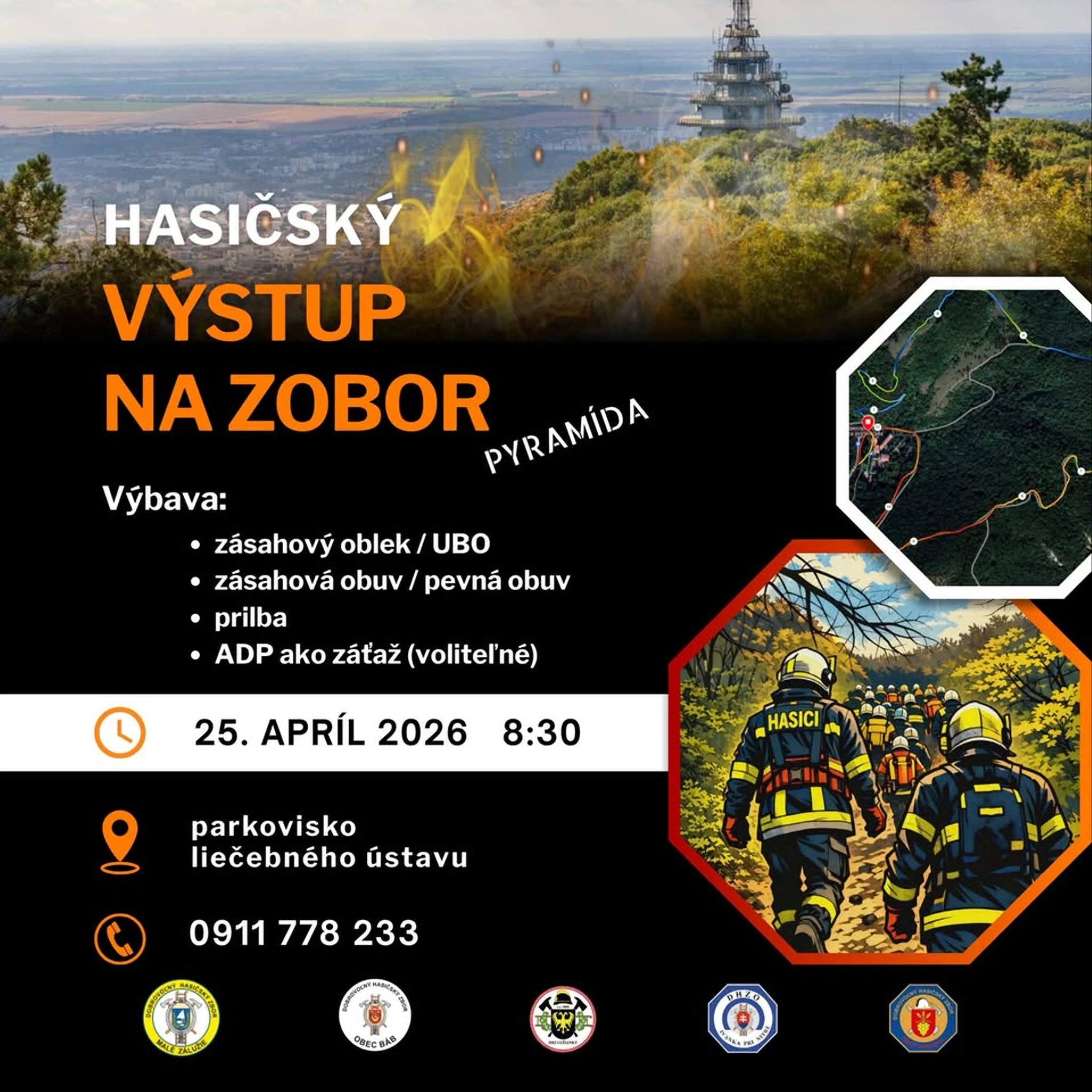 Hasičský výstup na Zobor 2026