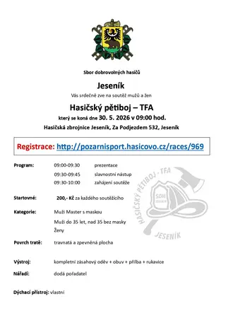 TFA JESENÍK 2026