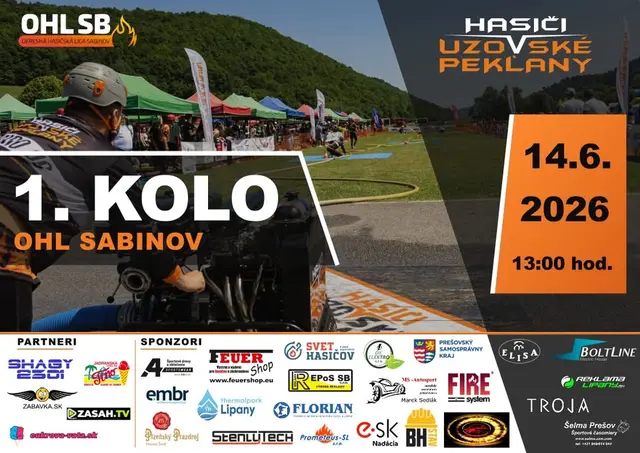 1. kolo OHL Sabinov 2026 - Uzovské Pekľany