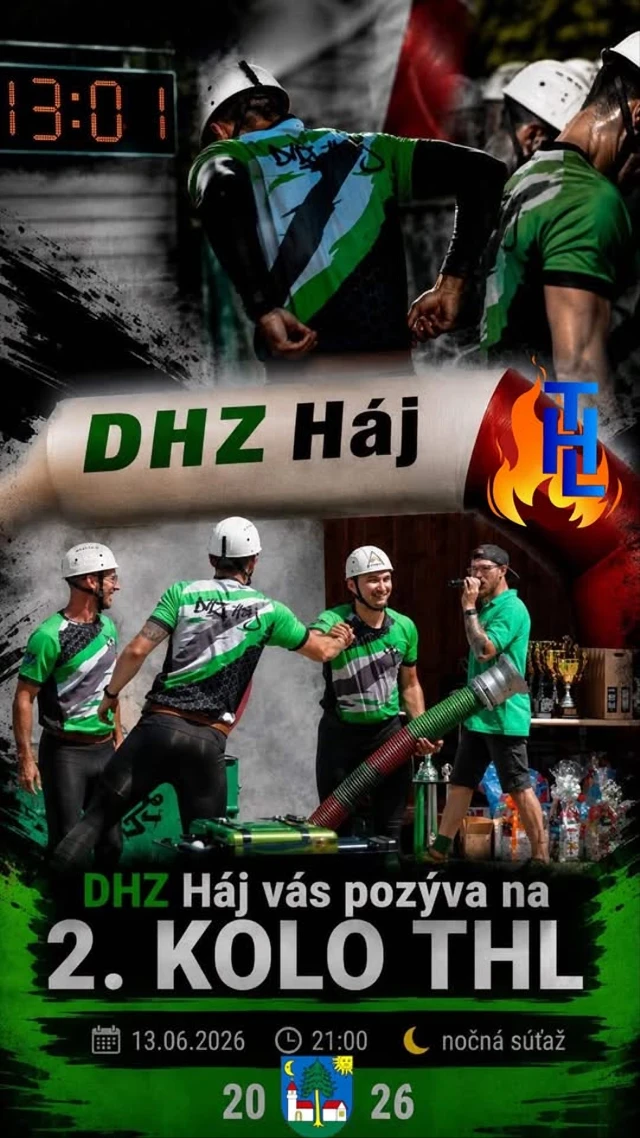 Hasičská súťaž Háj