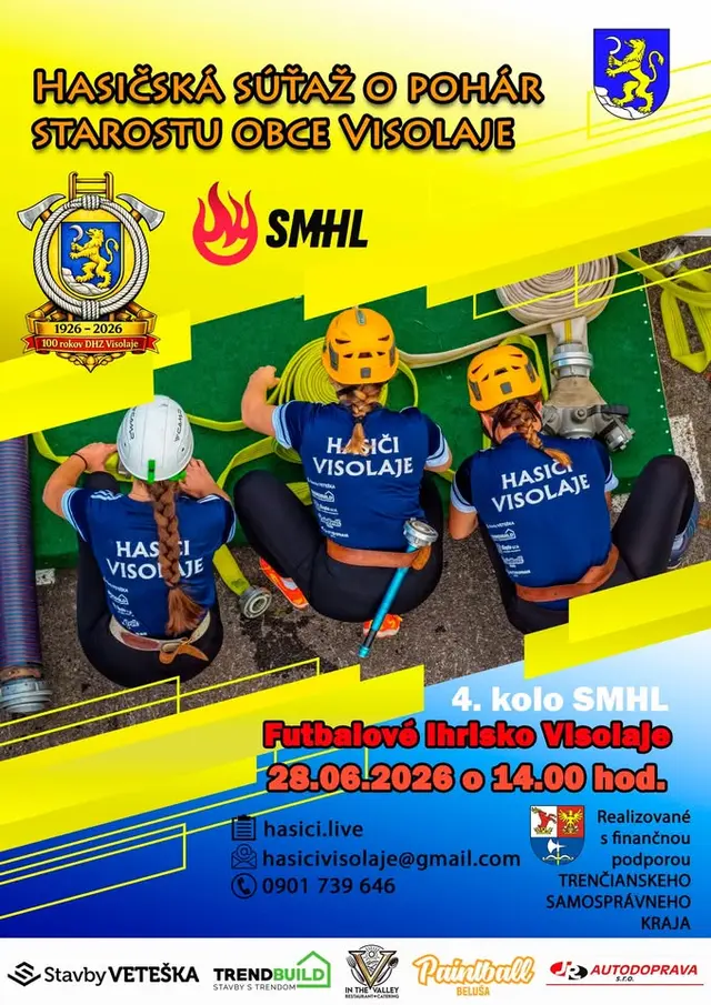 Hasičská súťaž Visolaje 4 kolo SMHL
