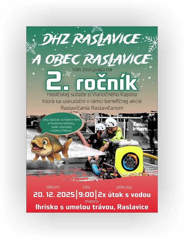 2. Ročník Hasičskej súťaže o Vianočného KAPORA