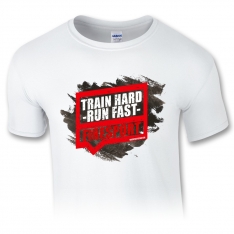 Train hard – run fast – pánske tričko
